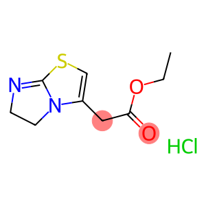 ethyl 2-(5,6-dihydroimidazo[2,1-b][1,3]thiazol-3-yl)acetate hydra chloride