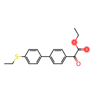 ETHYL 4-(4-ETHYLTHIOPHENYL)BENZOYLFORMATE