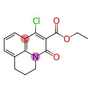 ETHYL 7-CHLORO-5-OXO-2,3-DIHYDRO-1H,5H-PYRIDO[3,2,1-IJ]QUINOLINE-6-CARBOXYLATE