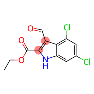 ETHYL 4,6-DICHLORO-3-FORMYLINDOLE-2-CARBOXYLATE