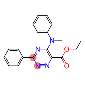 ethyl 5-(methylanilino)-3-phenyl-1,2,4-triazine-6-carboxylate