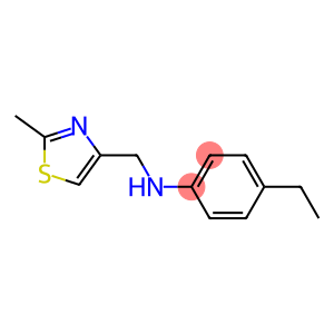 4-ethyl-N-[(2-methyl-1,3-thiazol-4-yl)methyl]aniline