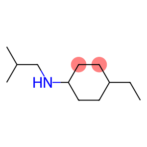 4-ethyl-N-(2-methylpropyl)cyclohexan-1-amine