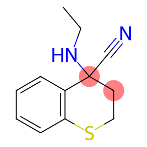 4-(ethylamino)-3,4-dihydro-2H-1-benzothiopyran-4-carbonitrile