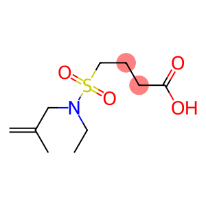 4-[ethyl(2-methylprop-2-en-1-yl)sulfamoyl]butanoic acid