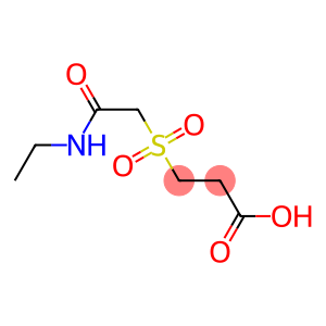 3-{[2-(ethylamino)-2-oxoethyl]sulfonyl}propanoic acid