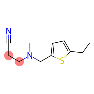 3-{[(5-ethylthiophen-2-yl)methyl](methyl)amino}propanenitrile