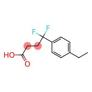 4-(4-ethylphenyl)-4,4-difluorobutanoic acid