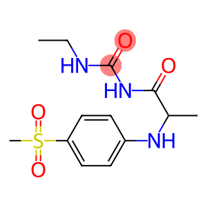 3-ethyl-1-{2-[(4-methanesulfonylphenyl)amino]propanoyl}urea