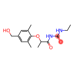 3-ethyl-1-{2-[4-(hydroxymethyl)-2,6-dimethylphenoxy]propanoyl}urea