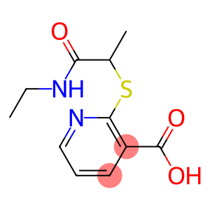 2-{[1-(ethylcarbamoyl)ethyl]sulfanyl}pyridine-3-carboxylic acid