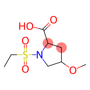 1-(ethylsulfonyl)-4-methoxypyrrolidine-2-carboxylic acid