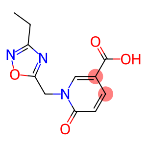 1-[(3-ethyl-1,2,4-oxadiazol-5-yl)methyl]-6-oxo-1,6-dihydropyridine-3-carboxylic acid