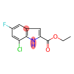 ETHYL-5-FLUORO-7-CHLORO-INDOLE-2-CARBOXYLATE