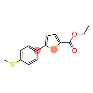 ETHYL 5-(4-(METHYLTHIO)PHENYL)THIOPHENE-2-CARBOXYLATE