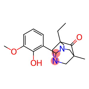 5-ETHYL-2-(2-HYDROXY-3-METHOXYPHENYL)-7-METHYL-1,3-DIAZATRICYCLO[3.3.1.1~3,7~]DECAN-6-ONE