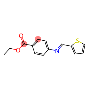 ETHYL 4-([(E)-2-THIENYLMETHYLIDENE]AMINO)BENZENECARBOXYLATE