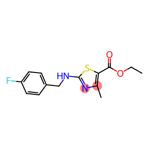 ETHYL 2-[(4-FLUOROBENZYL)AMINO]-4-METHYL-1,3-THIAZOLE-5-CARBOXYLATE