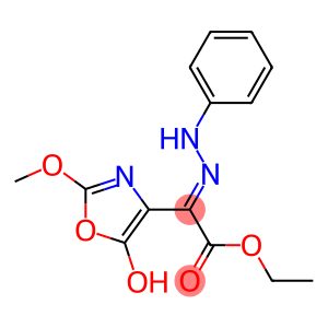 ethyl 2-(5-hydroxy-2-methoxy-1,3-oxazol-4-yl)-2-(2-phenylhydrazono)acetate