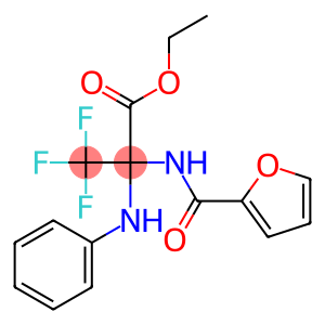 ethyl 2-anilino-3,3,3-trifluoro-2-[(2-furylcarbonyl)amino]propanoate