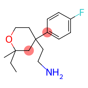 2-[2-ETHYL-4-(4-FLUOROPHENYL)-2-METHYLTETRAHYDRO-2H-PYRAN-4-YL]ETHANAMINE