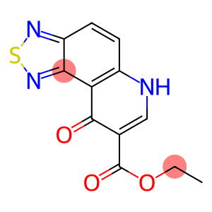 ETHYL 9-OXO-6,9-DIHYDRO[1,2,5]THIADIAZOLO[3,4-F]QUINOLINE-8-CARBOXYLATE