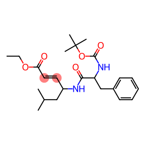 Ethyl (2E)-4-((2-[(tert-butoxycarbonyl)amino]-3-phenylpropanoyl)amino) -6-methyl-2-heptenoate