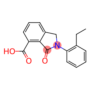 2-(2-ETHYL-PHENYL)-3-OXO-2,3-DIHYDRO-1H-ISOINDOLE-4-CARBOXYLIC ACID