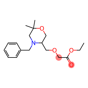 ETHYL [(4-BENZYL-6,6-DIMETHYLMORPHOLIN-3-YL)METHOXY]ACETATE