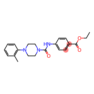 ETHYL 4-({[4-(2-METHYLPHENYL)PIPERAZIN-1-YL]CARBONYL}AMINO)BENZOATE