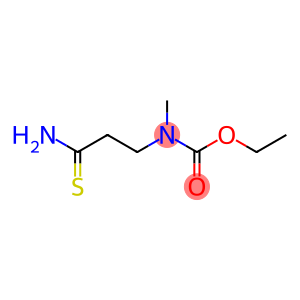 ethyl N-(2-carbamothioylethyl)-N-methylcarbamate