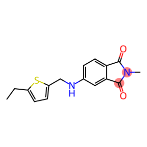 5-{[(5-ethylthiophen-2-yl)methyl]amino}-2-methyl-2,3-dihydro-1H-isoindole-1,3-dione