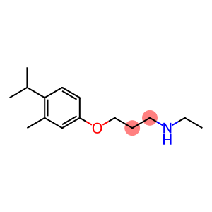 ethyl({3-[3-methyl-4-(propan-2-yl)phenoxy]propyl})amine