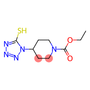 ethyl 4-(5-sulfanyl-1H-1,2,3,4-tetrazol-1-yl)piperidine-1-carboxylate