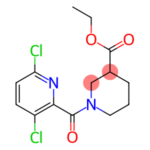 ethyl 1-[(3,6-dichloropyridin-2-yl)carbonyl]piperidine-3-carboxylate