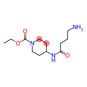 ethyl 4-[(4-aminobutanoyl)amino]piperidine-1-carboxylate