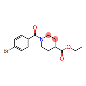 ethyl 1-[(4-bromophenyl)carbonyl]piperidine-4-carboxylate