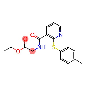 ethyl 2-[({2-[(4-methylphenyl)thio]-3-pyridyl}carbonyl)amino]acetate