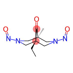 1-ETHYL-5-METHYL-3,7-DINITROSO-3,7-DIAZABICYCLO[3.3.1]NONAN-9-ONE