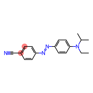 4-(2-{4-[ethyl(isopropyl)amino]phenyl}diaz-1-enyl)benzonitrile