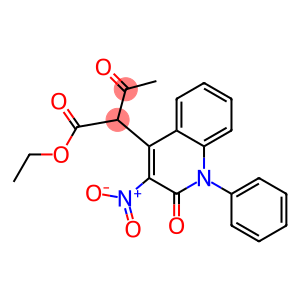 ethyl 2-(3-nitro-2-oxo-1-phenyl-1,2-dihydroquinolin-4-yl)-3-oxobutanoate