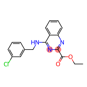 ethyl 4-[(3-chlorobenzyl)amino]-2-quinazolinecarboxylate