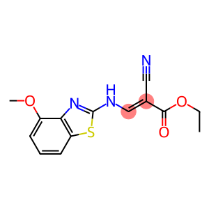 ethyl 2-cyano-3-[(4-methoxy-1,3-benzothiazol-2-yl)amino]acrylate