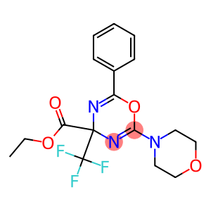 ethyl 2-morpholino-6-phenyl-4-(trifluoromethyl)-4H-1,3,5-oxadiazine-4-carboxylate