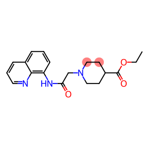 ethyl 1-[2-oxo-2-(8-quinolylamino)ethyl]piperidine-4-carboxylate