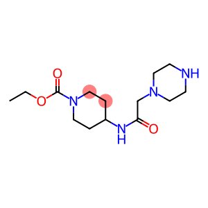 ethyl 4-[2-(piperazin-1-yl)acetamido]piperidine-1-carboxylate