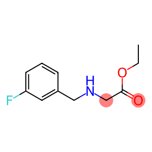 ethyl 2-{[(3-fluorophenyl)methyl]amino}acetate