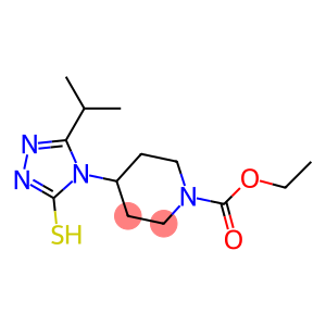 ethyl 4-[3-(propan-2-yl)-5-sulfanyl-4H-1,2,4-triazol-4-yl]piperidine-1-carboxylate