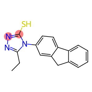 5-ethyl-4-(9H-fluoren-2-yl)-4H-1,2,4-triazole-3-thiol