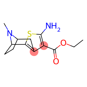 ethyl 4-amino-11-methyl-3-thia-11-azatricyclo[6.2.1.0^{2,6}]undeca-2(6),4-diene-5-carboxylate